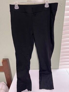 Black Stretch Knit Pants